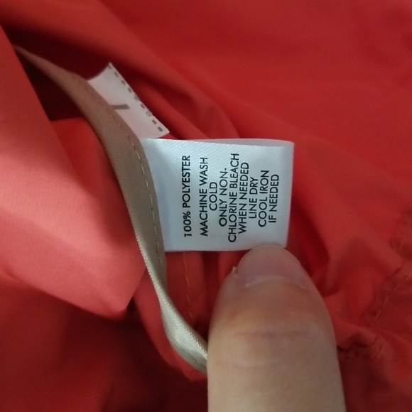 Tiered Orange Color Anorak Jacket- LOFT Women Size XS - Picture 5 of 9